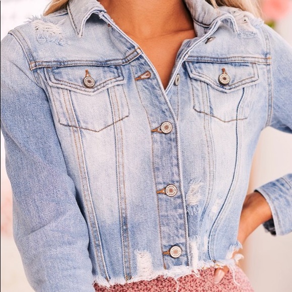 KanCan Crazy Idea Jean Jacket - Picture 3 of 7